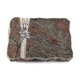 Grabplatte Paradiso/Strikt Rose 8 (Alu)