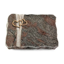 Grabplatte Paradiso/Strikt Herzen (Bronze)