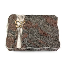 Grabplatte Paradiso/Strikt Papillon (Bronze)