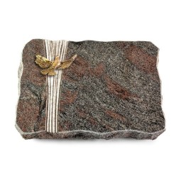 Grabplatte Paradiso/Strikt Taube (Bronze)