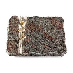 Grabplatte Paradiso/Strikt Rose 12 (Bronze)