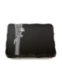 Grabplatte Indisch Black Strikt Rose 7 (Alu)