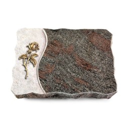 Grabplatte Paradiso/Wave Rose 2 (Bronze)