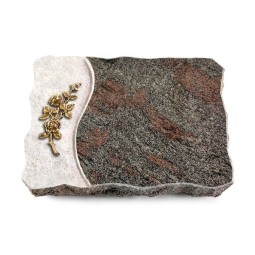 Grabplatte Paradiso/Wave Rose 5 (Bronze)