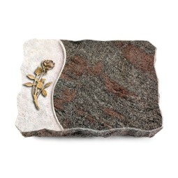 Grabplatte Paradiso/Wave Rose 6 (Bronze)