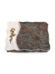Grabplatte Paradiso/Wave Rose 7 (Bronze)