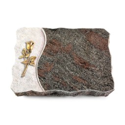 Grabplatte Paradiso/Wave Rose 8 (Bronze)