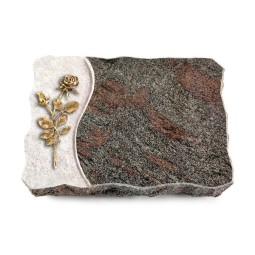 Grabplatte Paradiso/Wave Rose 13 (Bronze)