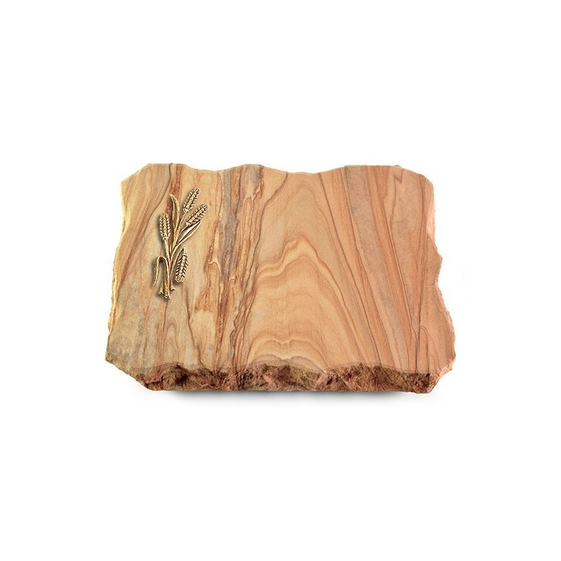 Grabplatte Rainbow/Pure Ähren 1 (Bronze)