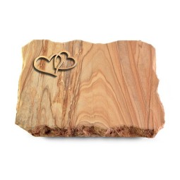 Grabplatte Rainbow/Pure Herzen (Bronze)