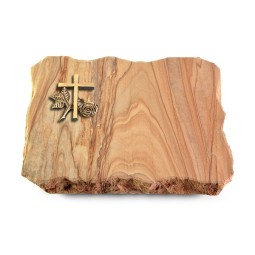 Grabplatte Rainbow/Pure Kreuz 1 (Bronze)