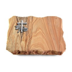 Grabplatte Rainbow/Delta Kreuz 1 (Alu)