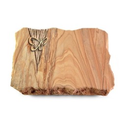 Grabplatte Rainbow/Delta Papillon (Bronze)