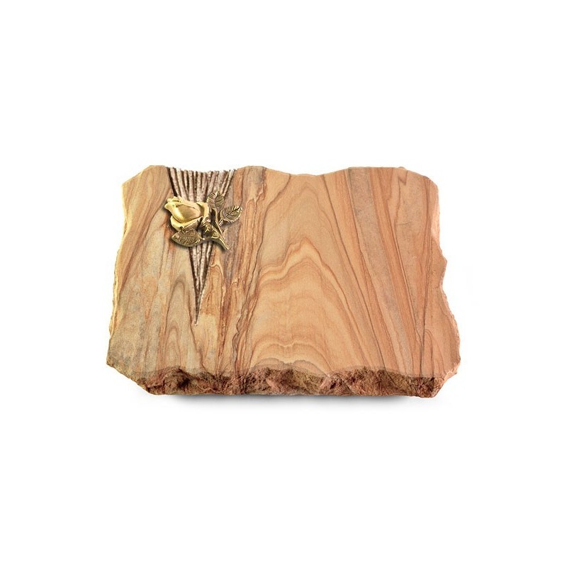 Grabplatte Rainbow/Delta Rose 3 (Bronze)