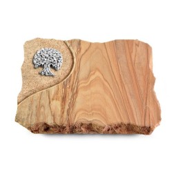 Grabplatte Rainbow/Folio Baum 3 (Alu)