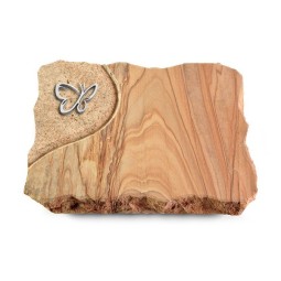 Grabplatte Rainbow/Folio Papillon (Alu)