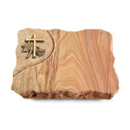 Grabplatte Rainbow/Folio Kreuz 1 (Bronze)