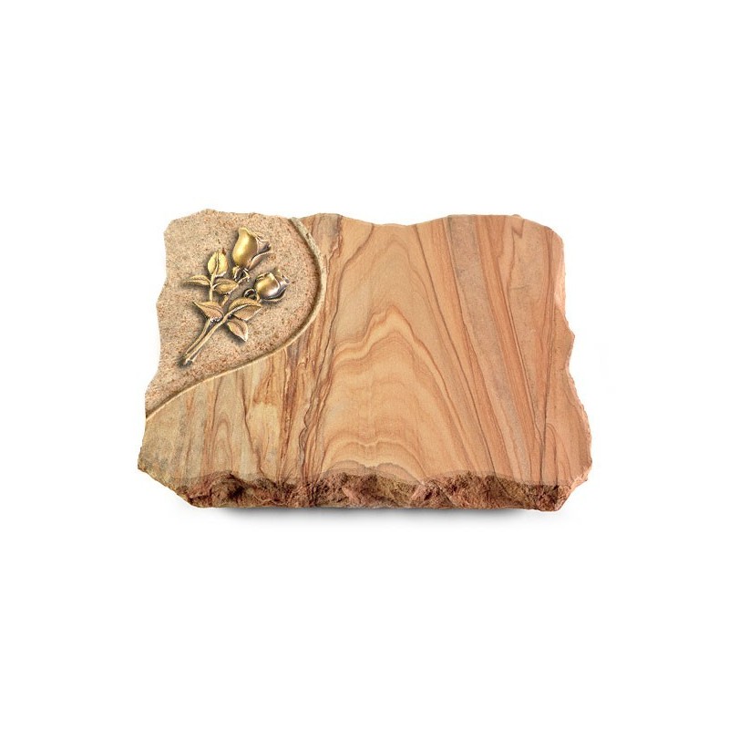 Grabplatte Rainbow/Folio Rose 11 (Bronze)