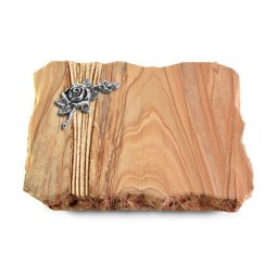 Grabplatte Rainbow/Strikt Rose 1 (Alu)