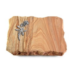 Grabplatte Rainbow/Strikt Rose 6 (Alu)