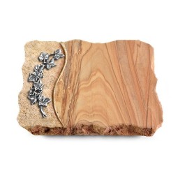 Grabplatte Rainbow/Wave Efeu (Alu)