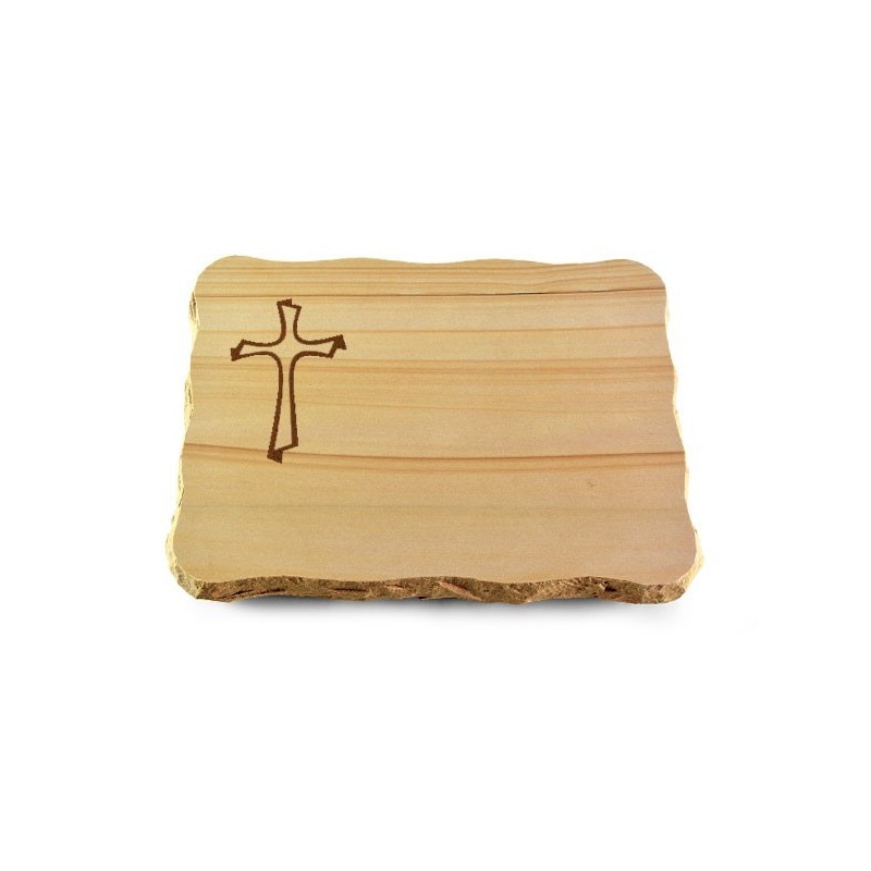 Grabplatte Woodland/Pure Kreuz 1