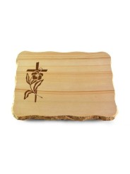 Grabplatte Woodland/Pure Kreuz 3