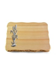 Grabplatte Woodland/Pure Ähren 2 (Alu)