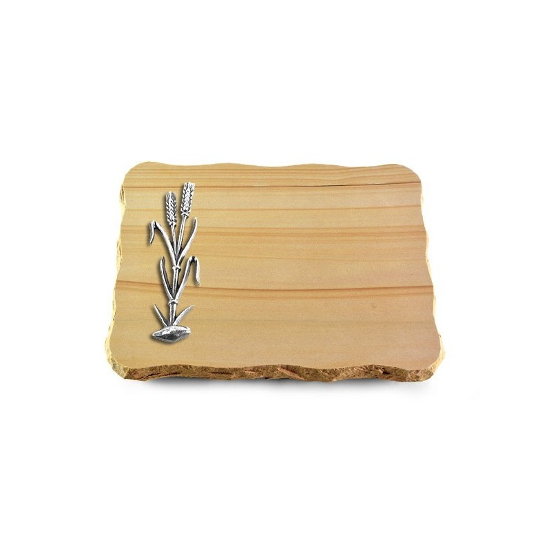 Grabplatte Woodland/Pure Ähren 2 (Alu)