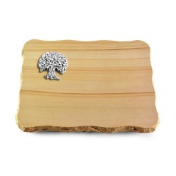 Grabplatte Woodland/Pure Baum 3 (Alu)