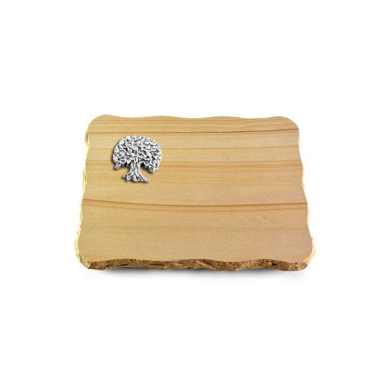 Grabplatte Woodland/Pure Baum 3 (Alu)