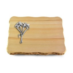 Grabplatte Woodland/Pure Lilie (Alu)