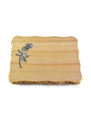 Grabplatte Woodland/Pure Rose 6 (Alu)