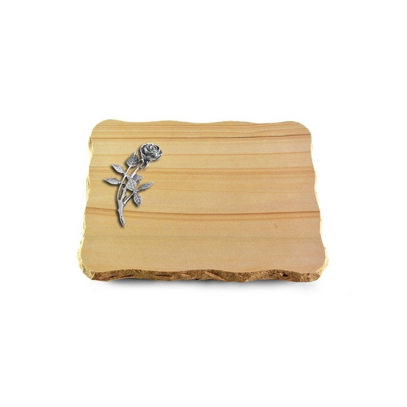 Grabplatte Woodland/Pure Rose 6 (Alu)