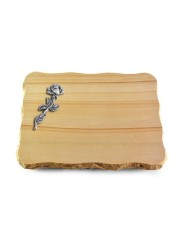 Grabplatte Woodland/Pure Rose 7 (Alu)