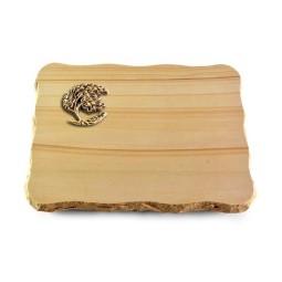 Grabplatte Woodland/Pure Baum 1 (Bronze)