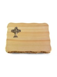 Grabplatte Woodland/Pure Baum 2 (Bronze)