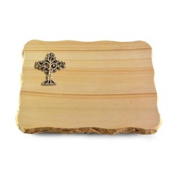 Grabplatte Woodland/Pure Baum 2 (Bronze)