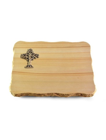 Grabplatte Woodland/Pure Baum 2 (Bronze)