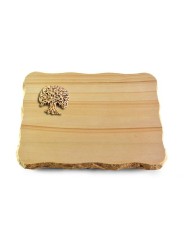 Grabplatte Woodland/Pure Baum 3 (Bronze)