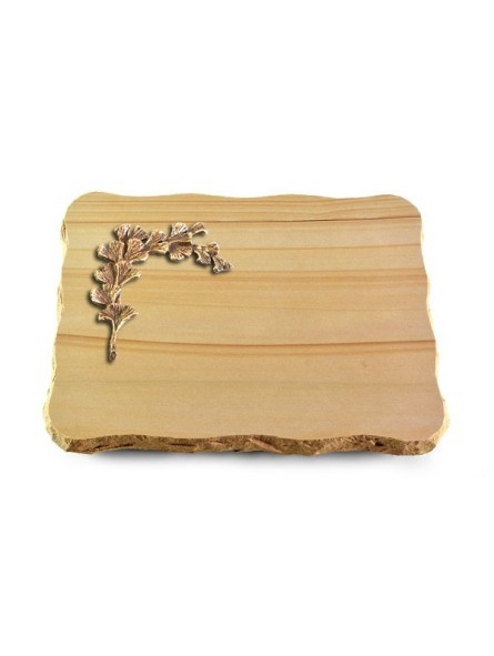 Grabplatte Woodland/Pure Gingozweig 2 (Bronze)