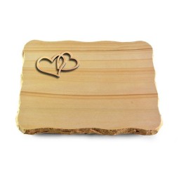 Grabplatte Woodland/Pure Herzen (Bronze)