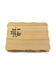 Grabplatte Woodland/Pure Kreuz 1 (Bronze)