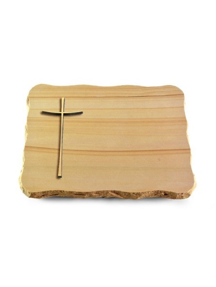 Grabplatte Woodland/Pure Kreuz 2 (Bronze)