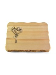 Grabplatte Woodland/Pure Lilie (Bronze)