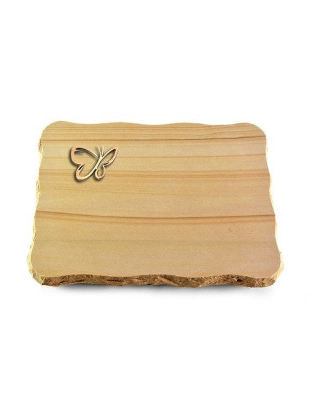 Grabplatte Woodland/Pure Papillon (Bronze)