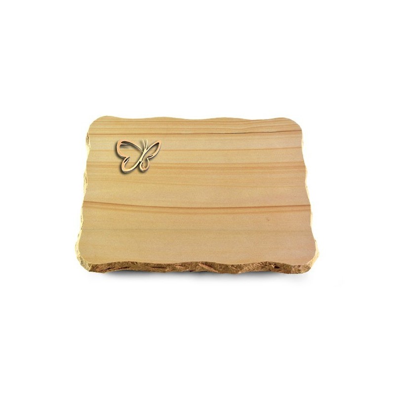 Grabplatte Woodland/Pure Papillon (Bronze)