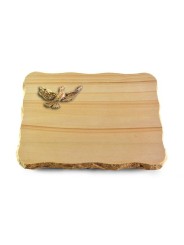Grabplatte Woodland/Pure Taube (Bronze)