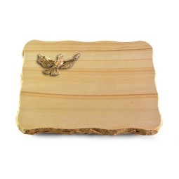 Grabplatte Woodland/Pure Taube (Bronze)