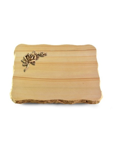 Grabplatte Woodland/Pure Rose 1 (Bronze)